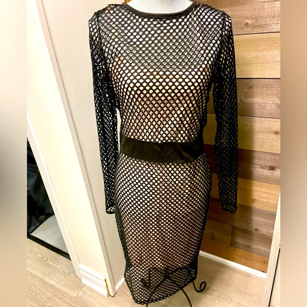 Kardashian Fish Net Dress - Large